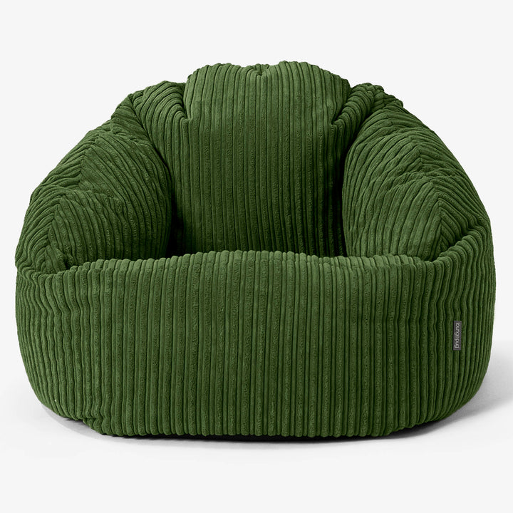 Zitzakstoel Bubble - Corduroy Bosgroen 01