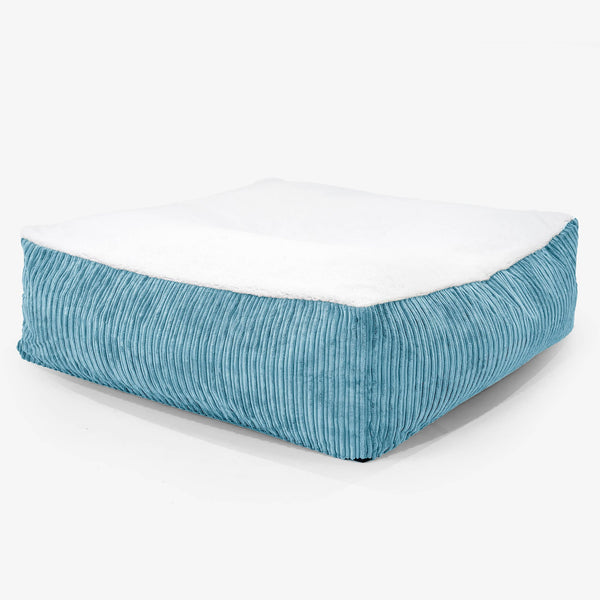 Het Reuzenmatras XXL Hondenbed Vervangende Hoes - Sherpa & Corduroy 01