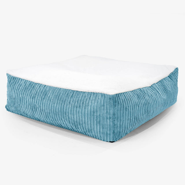 Het Reuzenmatras XXL Hondenbed Vervangende Hoes - Sherpa & Corduroy 01