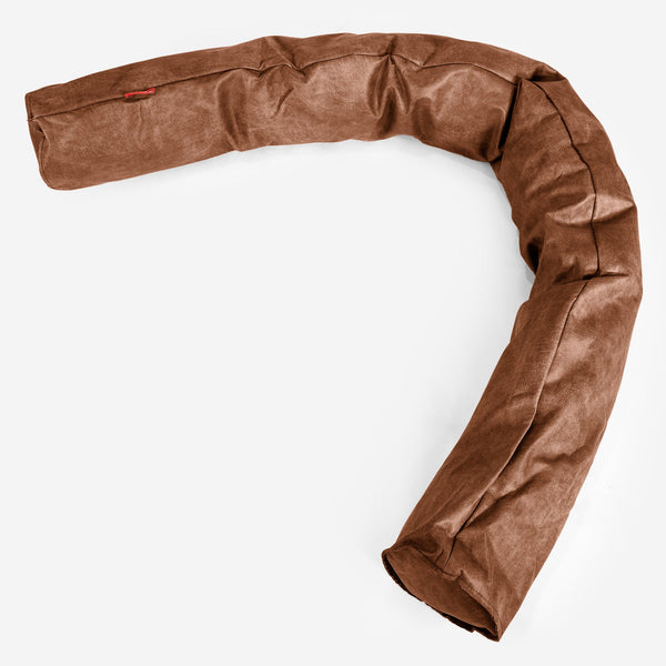 Rolkussen XL Vervangende Hoes - Vintage Leer 01