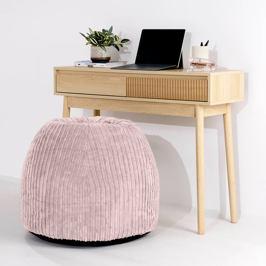 Ergonomische Bureau-pouffe Stoel - Corduroy Blozen Roze 02
