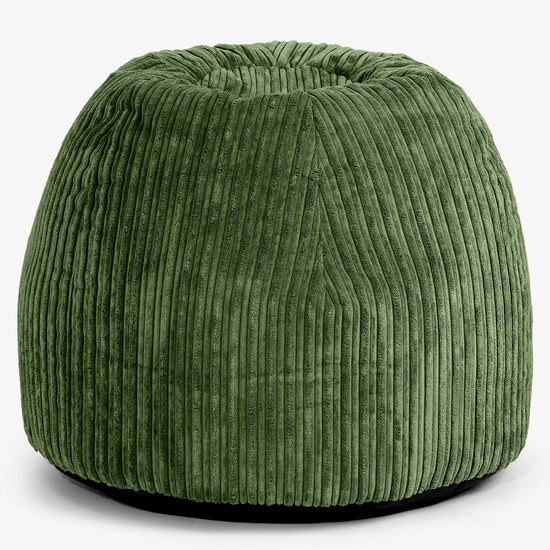 Ergonomische Bureau-pouffe Stoel - Corduroy Bosgroen 01