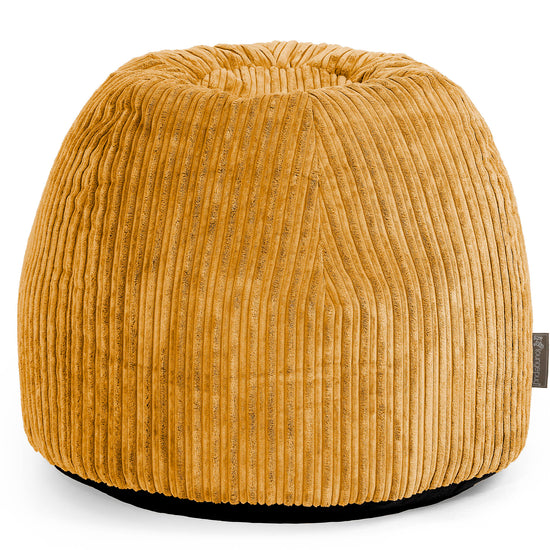 Kaptafel Poef Stoel - Corduroy Gouden Honing 01