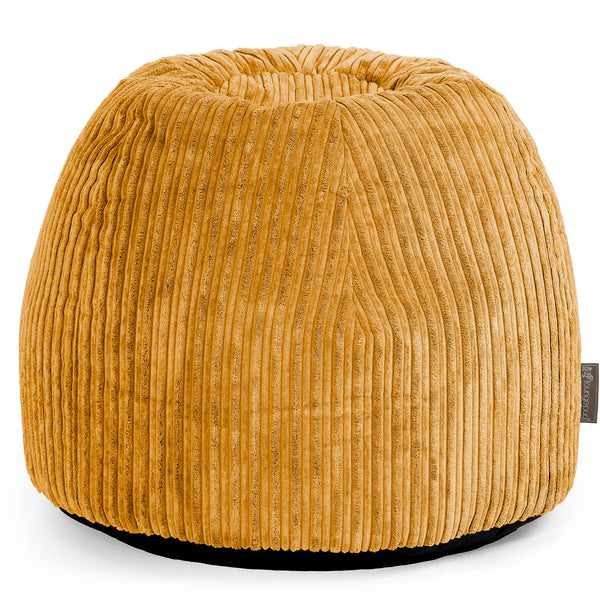 Kaptafel Poef Stoel - Corduroy Gouden Honing 01