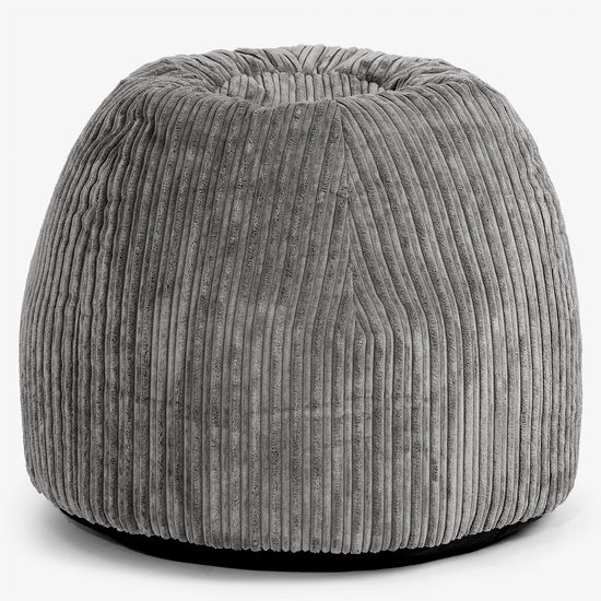 Ergonomische Bureau-pouffe Stoel - Corduroy Graphite Grijs 01