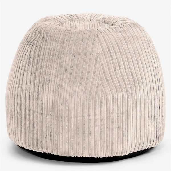 Ergonomische Bureau-pouffe Stoel - Corduroy Ivoor 01