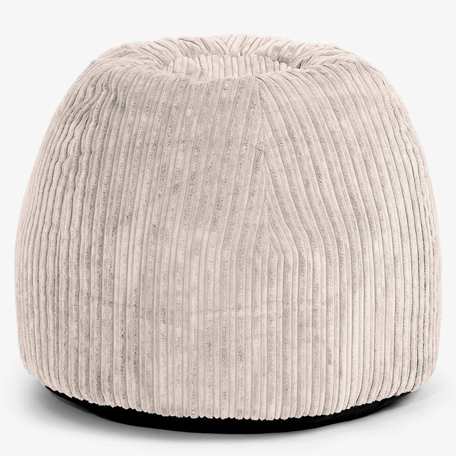 Ergonomische Bureau-pouffe Stoel - Corduroy Ivoor 01