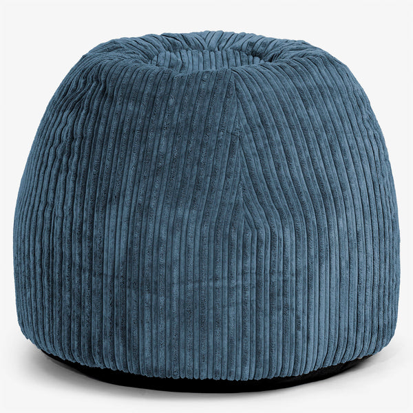 Ergonomische Bureau-pouffe Stoel - Corduroy Marineblauw 01