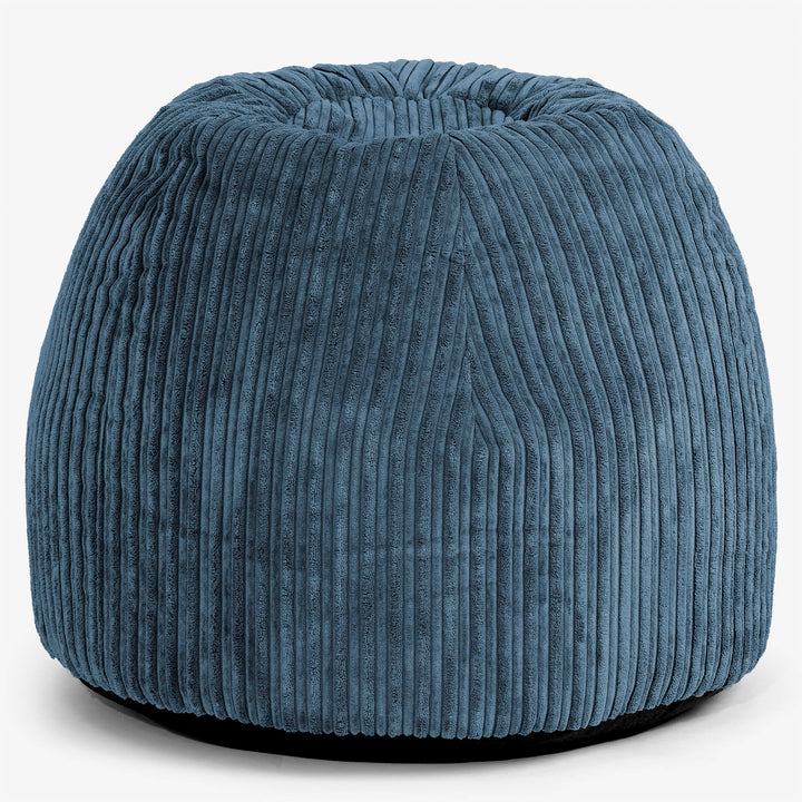 Ergonomische Bureau-pouffe Stoel - Corduroy Marineblauw 01