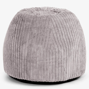Ergonomische Bureau-pouffe Stoel - Corduroy Zilvergrijs