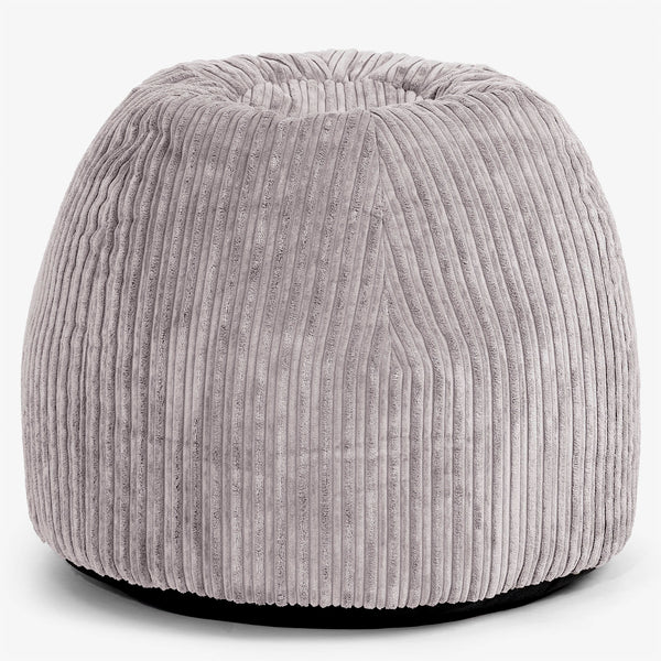 Ergonomische Bureau-pouffe Stoel - Corduroy Zilvergrijs 01