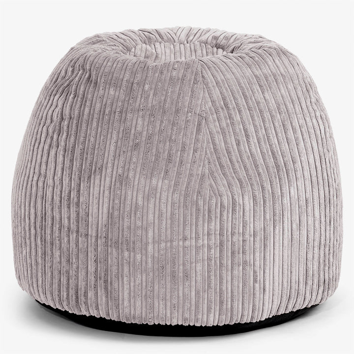 Ergonomische Bureau-pouffe Stoel - Corduroy Zilvergrijs 01