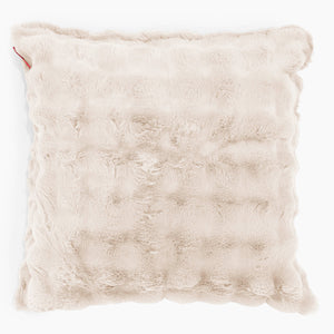 Extra Grote Kussenhoes 70 x 70cm - Namaakbont Bubble Crème