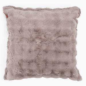 Extra Grote Kussenhoes 70 x 70cm - Namaakbont Bubble Mink