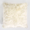Extra Grote Kussenhoes 70 x 70cm - Mongoolse Imitatiebont Crème 01