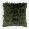 Extra Grote Kussenhoes 70 x 70cm - Mongoolse Imitatiebont Saliegroen 01