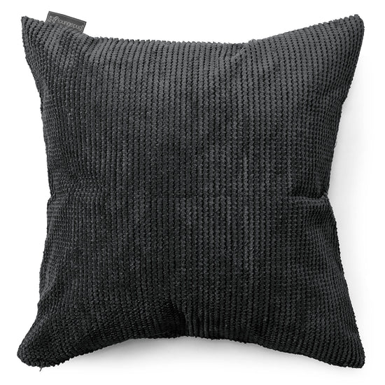 Extra Grote Kussenhoes 70 x 70cm - Pompom Zwart 01