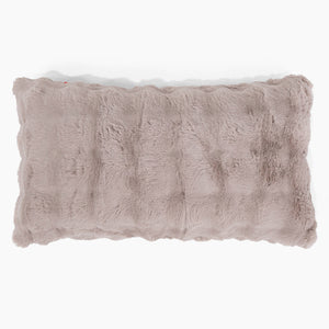 Gigantische Langwerpige Kussenhoes 40 x 70cm - Namaakbont Bubble Mink