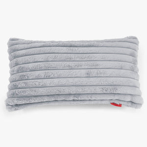 Gigantische Langwerpige Kussenhoes 40 x 70cm - Ultra Pluche Corduroy Eendenei Blauw