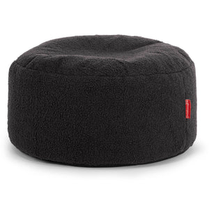 Grote Ronde Voetenbank - Boucle Graphite Grijs