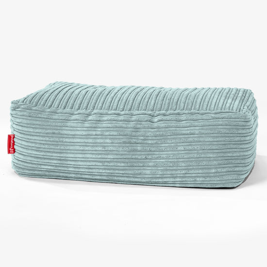 Grote Voetenbank - Corduroy Mintgroen 01