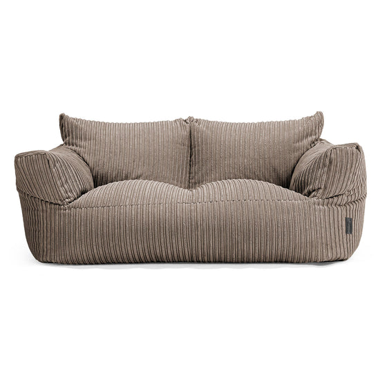 Josephine Zitzak Bank - Corduroy Beigegrijs 02