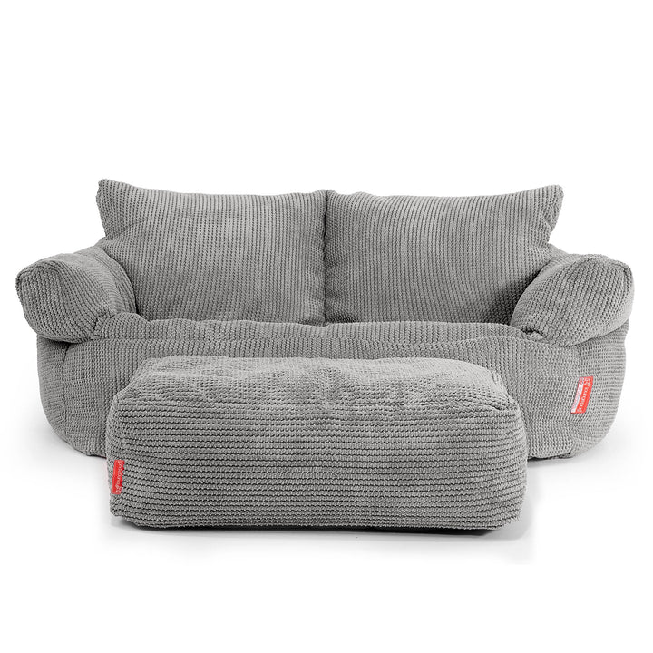 Josephine Zitzak Bank - Pompom Antraciet 02