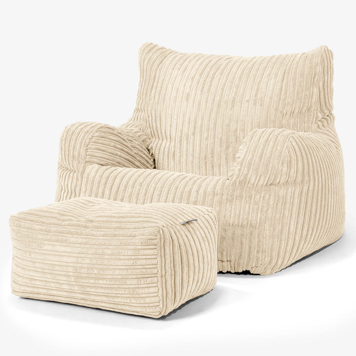 Josephine Zitzak Fauteuil - Corduroy Crème 02