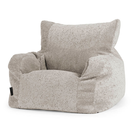 Josephine Zitzak Fauteuil - Luxe Chenille Grijs 01