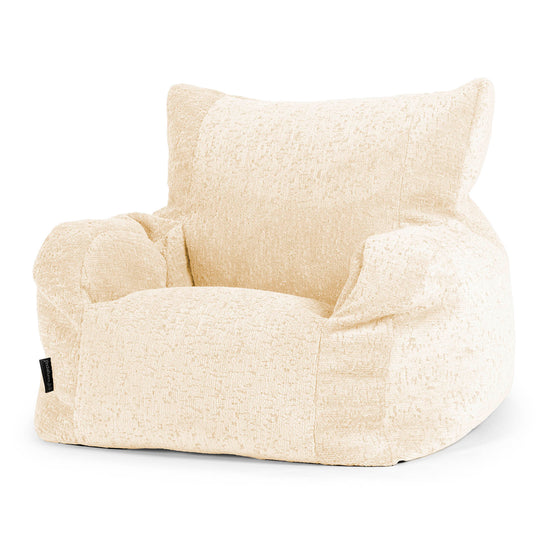 Josephine Zitzak Fauteuil - Luxe Chenille Ivoor 01