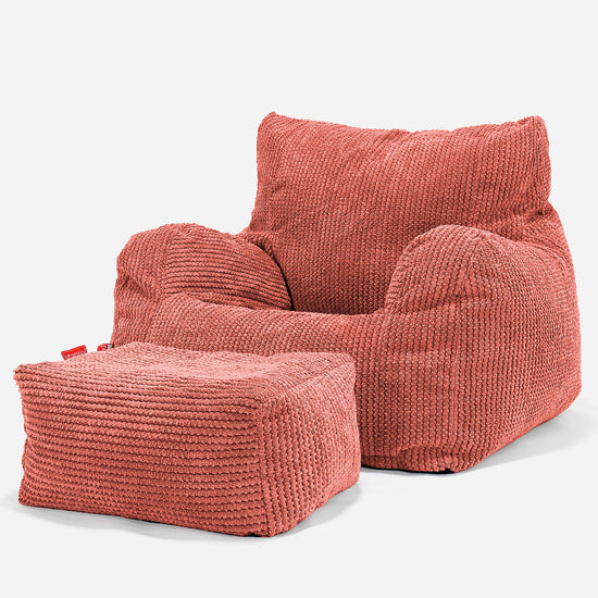 Josephine Zitzak Fauteuil - Pompom Pompoenoranje 02