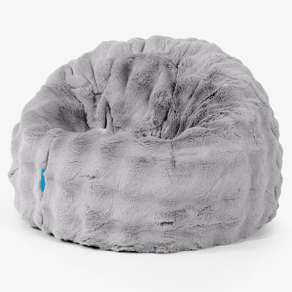 Lounge Pug, Klassieke Zitzak Stoel, Poef, Stonewashed Pewter– Big Lounge Pug, Klassieke Zitzak Stoel, Poef, Stonewashed Pewter– Big