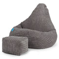 Corduroy Graphite Grijs