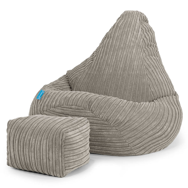 Kinder Zitzak Gaming Stoel 1-5 jaar oud - Corduroy Mink 01