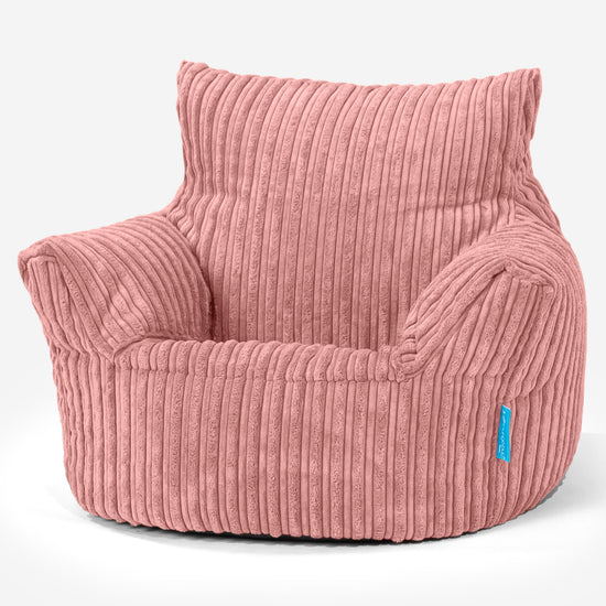 Kinderfauteuil Zitzak - Corduroy Perzik 01