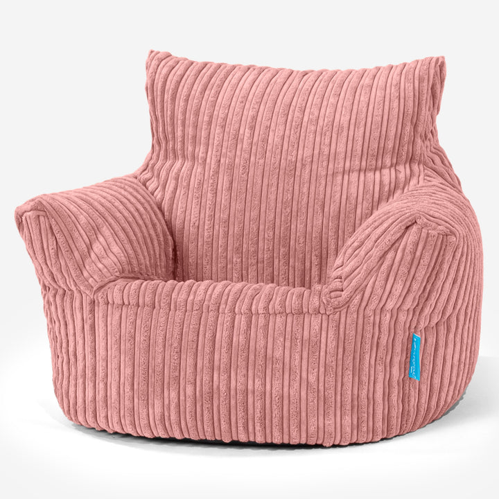 Kinderfauteuil Zitzak - Corduroy Perzik 01