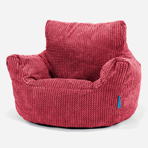 Kleuterfauteuil Zitzak 1-3 jaar oud - Pompom Pastelrood