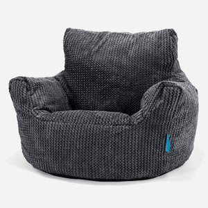 Kleuterfauteuil Zitzak 1-3 jaar oud - Pompom Zwart