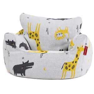 Kleuterfauteuil Zitzak 1-3 jaar oud - Gebreid Safari