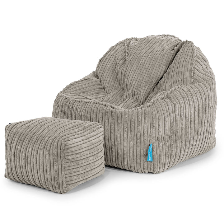 Kinderzitzak Sloucher 2-6 jaar oud - Corduroy Mink 03