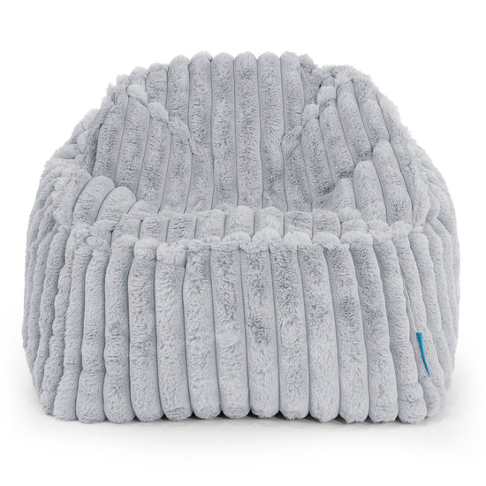 Kinderzitzak Sloucher 2-6 jaar oud - Ultra Pluche Corduroy Eendenei Blauw 02