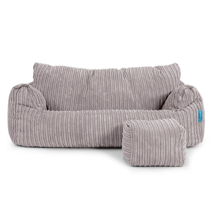 Josephine Kinderzitzak Bank 1-5 jaar oud - Corduroy Zilvergrijs 02
