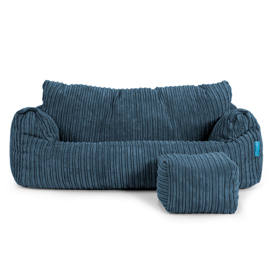 Josephine Kinderzitzak Bank 1-5 jaar oud - Corduroy Marineblauw 02