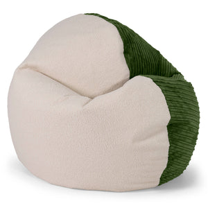 Kinderzitzakstoel Flexforma voor Peuters 1-3 jaar oud - Boucle & Corduroy Bosgroen