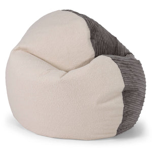 Kinderzitzakstoel Flexforma voor Peuters 1-3 jaar oud - Boucle & Corduroy Graphite Grijs