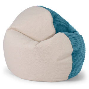 Kinderzitzakstoel Flexforma voor Peuters 1-3 jaar oud - Boucle & Corduroy Petrol
