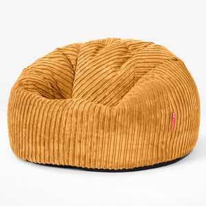 Klassieke Zitzak Stoel - Corduroy Gouden Honing