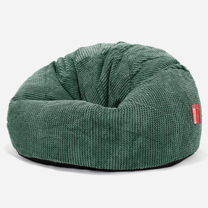 Klassieke Zitzak Stoel - Pompom Mosgroen