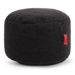 Kleine Ronde Voetenbank - Boucle Graphite Grijs