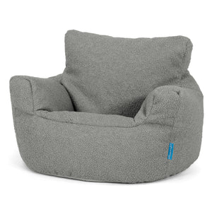 Kleuterfauteuil Zitzak 1-3 jaar oud - Boucle Grijs